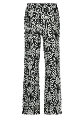 Tramontana Trousers Black And White Paradise K04-16-102 Broek 009998 Printblacks