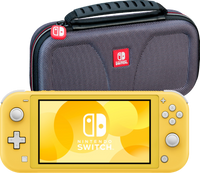 Nintendo Switch Lite Geel + Bigben Beschermtas