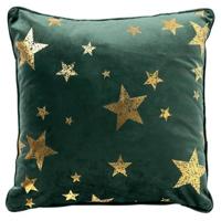 STARS - Sierkussen 45x45 cm - velvet met gouden sterren - Mountain Vie