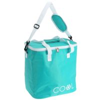 Koeltas draagtas schoudertas turquoise 29 x 31 x 21 cm 18 liter