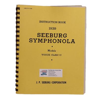 Seeburg Symphonola Instruction Book
