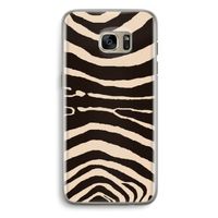 Arizona Zebra: Samsung Galaxy S7 Edge Transparant Hoesje