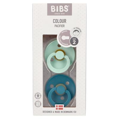 Bibs 2 Fopspeen Duo Mint/forest Lake 2