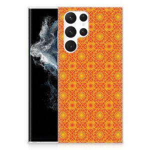 Samsung Galaxy S22 Ultra TPU bumper Batik Oranje