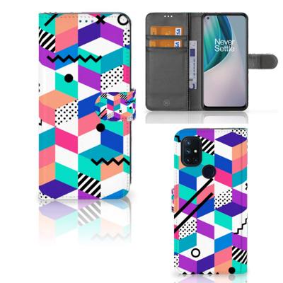 OnePlus Nord N10 | Book Case | Blokken Kleurrijk