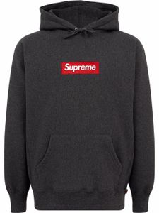 Supreme hoodie à patch logo - Gris