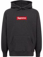 Supreme hoodie à patch logo - Gris