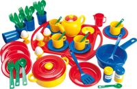 Dantoy servies- en kookset 57-delig