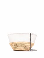 Stella McCartney sac à bandoulière à détails tressés - Tons neutres