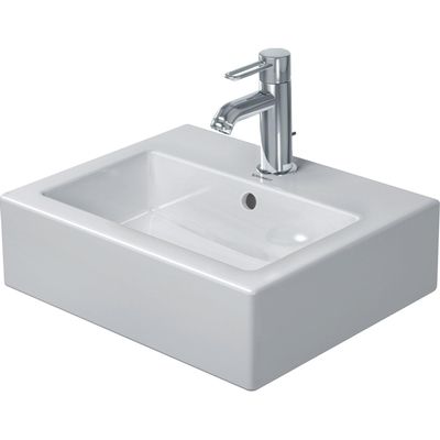Duravit Vero fontein 45x35cm met overloop wit 0704450000