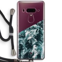 Zee golf: HTC U12+ Transparant Hoesje met koord