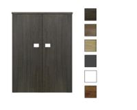 Sanicare Q5 kolomkast 67x90x32cm schots-eiken - thumbnail