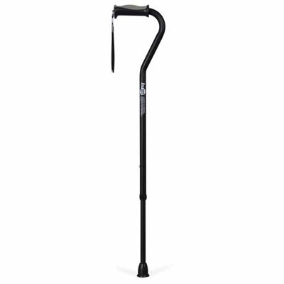 Wandelstok met Offset handvat | Kies uw kleur : Zwart | Hugo