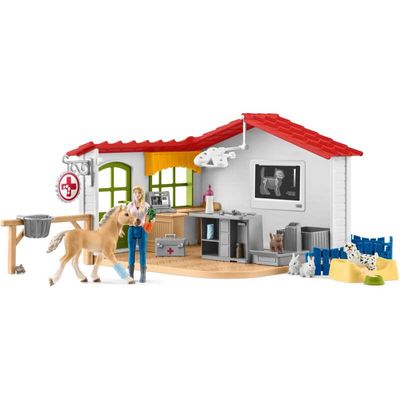 Farm World - Dierenartspraktijk met huisdieren Speelfiguur