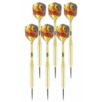 4x Set van 3 dartpijlen Bear Brass 23 grams