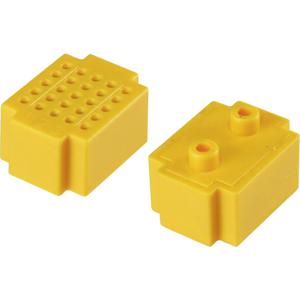 TRU COMPONENTS Breadboard Geel Totaal aantal polen 25 (l x b) 20 mm x 15 mm 1 stuk(s)