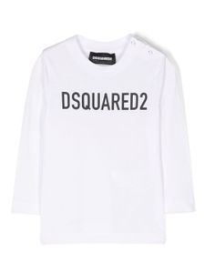 DSQUARED2 KIDS t-shirt à logo imprimé - Blanc