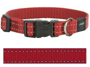 Rogz For Dogs snake halsband rood