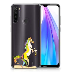 Xiaomi Redmi Note 8T Telefoonhoesje met Naam Horse Color