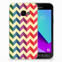 Samsung Galaxy Xcover 4 | Xcover 4s | TPU bumper | Zigzag Multi Color