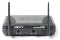 Vonyx STWM712 2-kanaals VHF microfoonsysteem - thumbnail