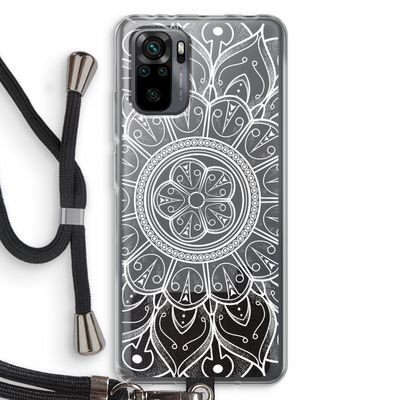 Roses Are Red: Xiaomi Redmi Note 10 Pro Transparant Hoesje met koord