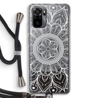 Roses Are Red: Xiaomi Redmi Note 10 Pro Transparant Hoesje met koord