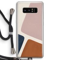 Geo #2: Samsung Galaxy Note 8 Transparant Hoesje met koord