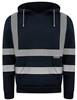 Korntex KX421 Hi-Vis Workwear Hoody Cork - Navy - L