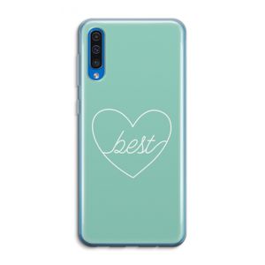 Best heart pastel: Samsung Galaxy A50 Transparant Hoesje
