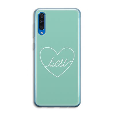 Best heart pastel: Samsung Galaxy A50 Transparant Hoesje