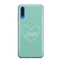 Best heart pastel: Samsung Galaxy A50 Transparant Hoesje