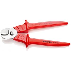 Knipex Knipex-Werk 95 06 230 VDE-kabelschaar Geschikt voor (striptechniek) Aluminium- en koperkabel, een- en meerdraads 16 mm 50 mm² 1