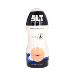 Self Lubrication Masturbator Deluxe Oral - Flesh