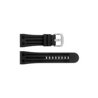 Horlogeband TW Steel TWB97 Silicoon Zwart 30mm