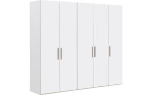 Goossens Kledingkast Easy Storage Ddk, Kledingkast 253 cm breed, 220 cm hoog, 5x draaideur