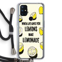 Lemonade: OnePlus Nord N10 5G Transparant Hoesje met koord