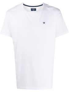 Hackett t-shirt à logo brodé - Blanc