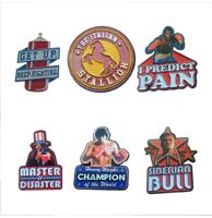 Rocky: 45th Anniversary - Limited Edition Pin Badge 6-Stuks Rocky: 45th Anniversary - Limited Edition Pin Badge 6-Stuks
