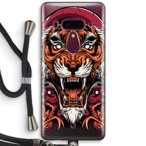 Tiger and Rattlesnakes: HTC U12+ Transparant Hoesje met koord