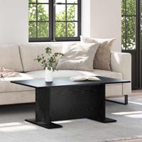 Salontafel Anders Zwart eiken 103,5 x 60 x 40 cm Bewerkt hout