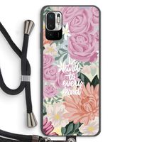 Kindness matters: Xiaomi Redmi Note 10 5G Transparant Hoesje met koord