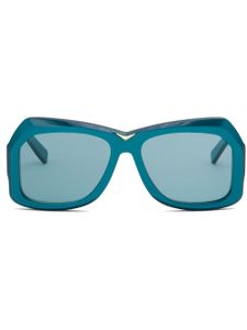 Marni lunettes de soleil à monture oversize - Vert