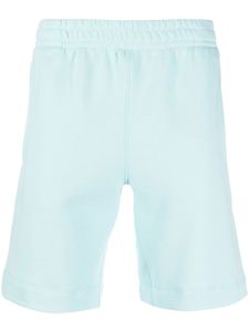 STYLAND short de sport en coton biologique à taille mi-haute - Bleu