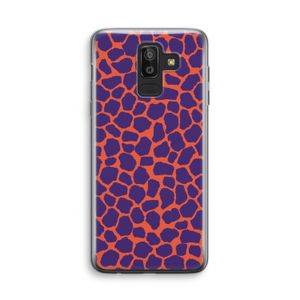 Purple Giraffe: Samsung Galaxy J8 (2018) Transparant Hoesje