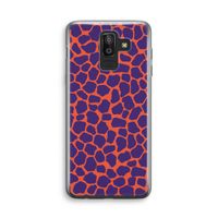 Purple Giraffe: Samsung Galaxy J8 (2018) Transparant Hoesje