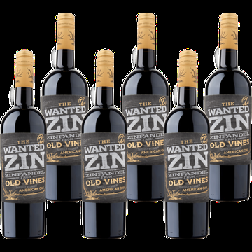 The Wanted Zin Zinfandel from Old Vines 6 x 750 ml bij Jumbo