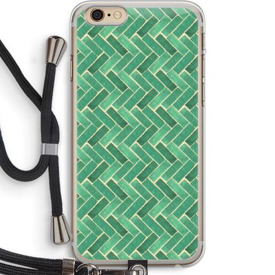 Moroccan tiles 2: iPhone 6 PLUS / 6S PLUS Transparant Hoesje met koord