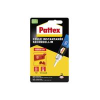Secondenlijm pattex super gel 3gr | 12 stuks