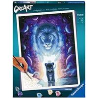 Creart groot formaat 30x40 cm - Lion / Jojoesart Edition -4005556235162 - Ravensburger